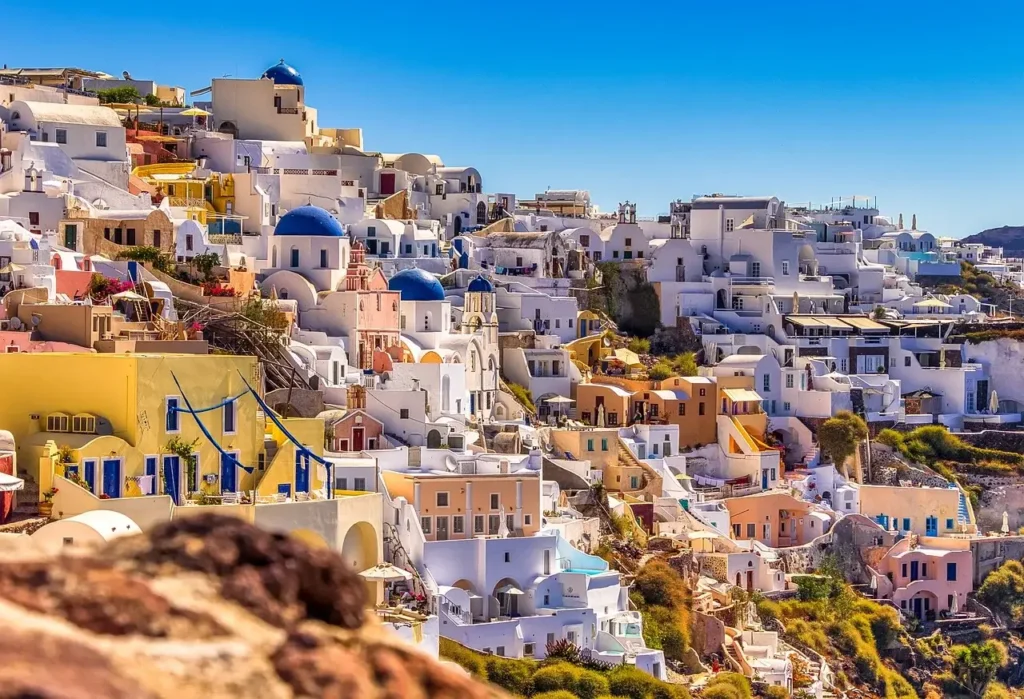 flights to santorini